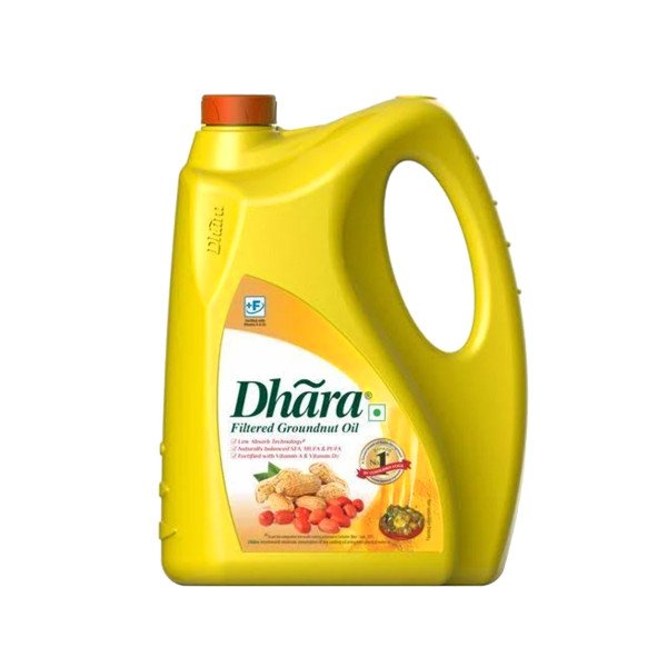 Dhara Groundnut Oil - 5 Ltr