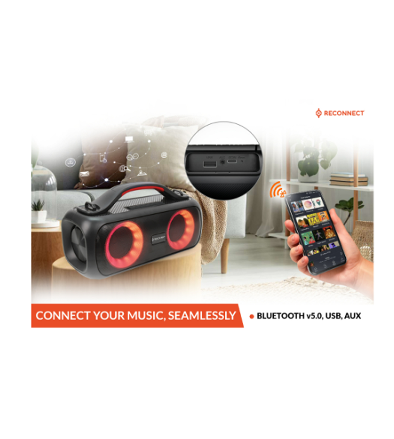 Reconnect Wireless Speaker Thump Plus