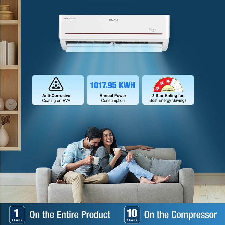 VOLTAS1.5T 3SSINV SAC 183V VECTRA PRISM