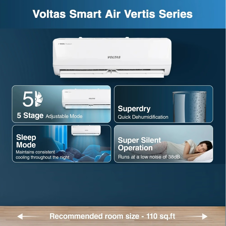VOLTAS SAC 1T 3SINV 123V VERTIS MAGNUM
