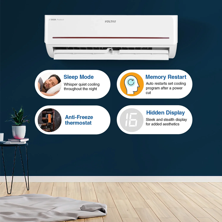 VOLTAS1.5T 3SSINV SAC 183V VECTRA PRISM