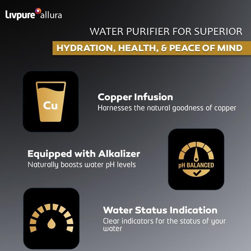 LIVPURE WATER PURIFIER ALLURA PREMIA