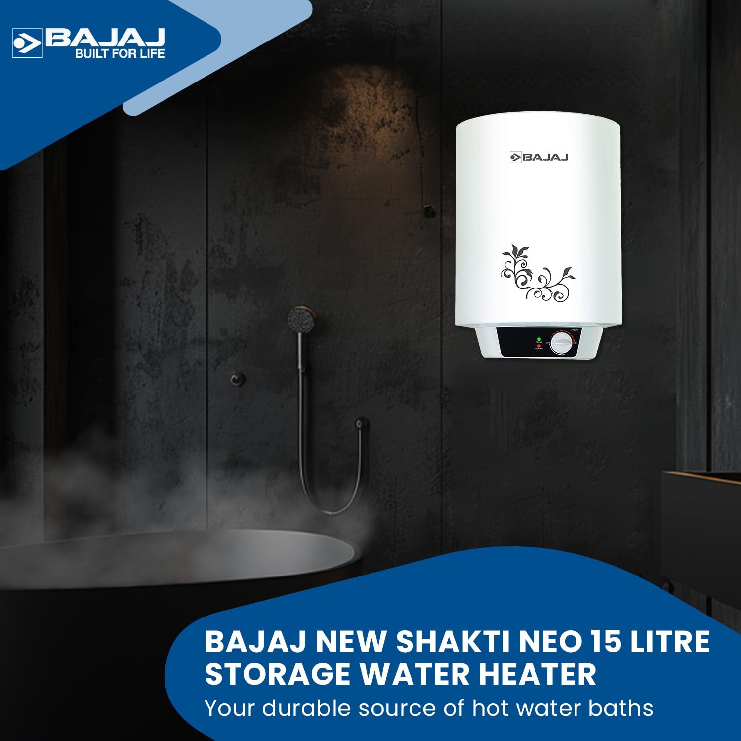 BAJAJ WATER HEATER NEWSHAKTI 0742 15L