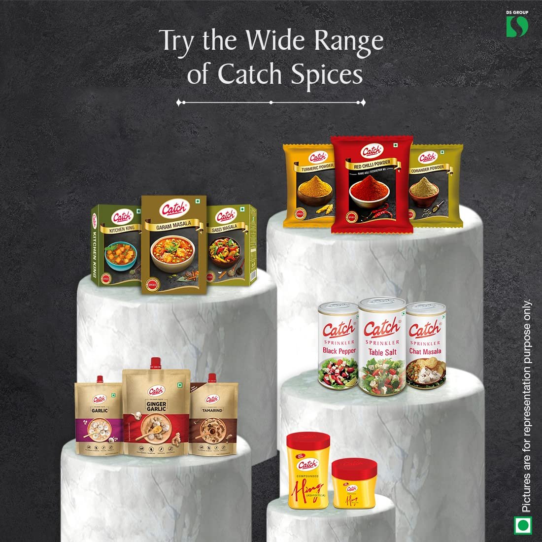 Catch Turmeric Powder, 500g, Natural (Haldi)