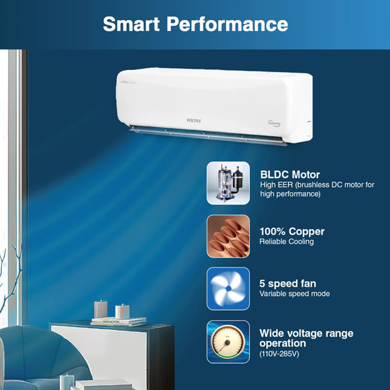 VOLTAS SAC 1.5T 3SINV 183V VEC MAGNUM