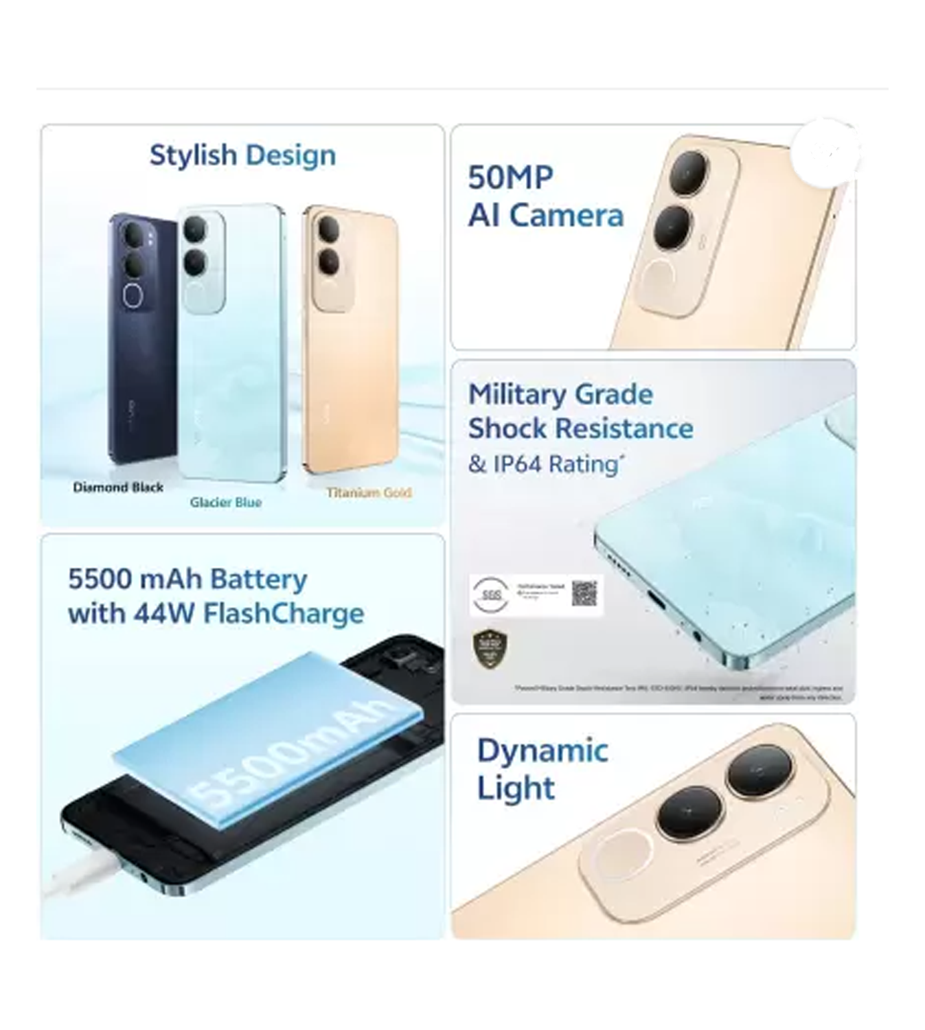 Vivo Y29 5G Gold (8/128GB/50+0.08/8MP)