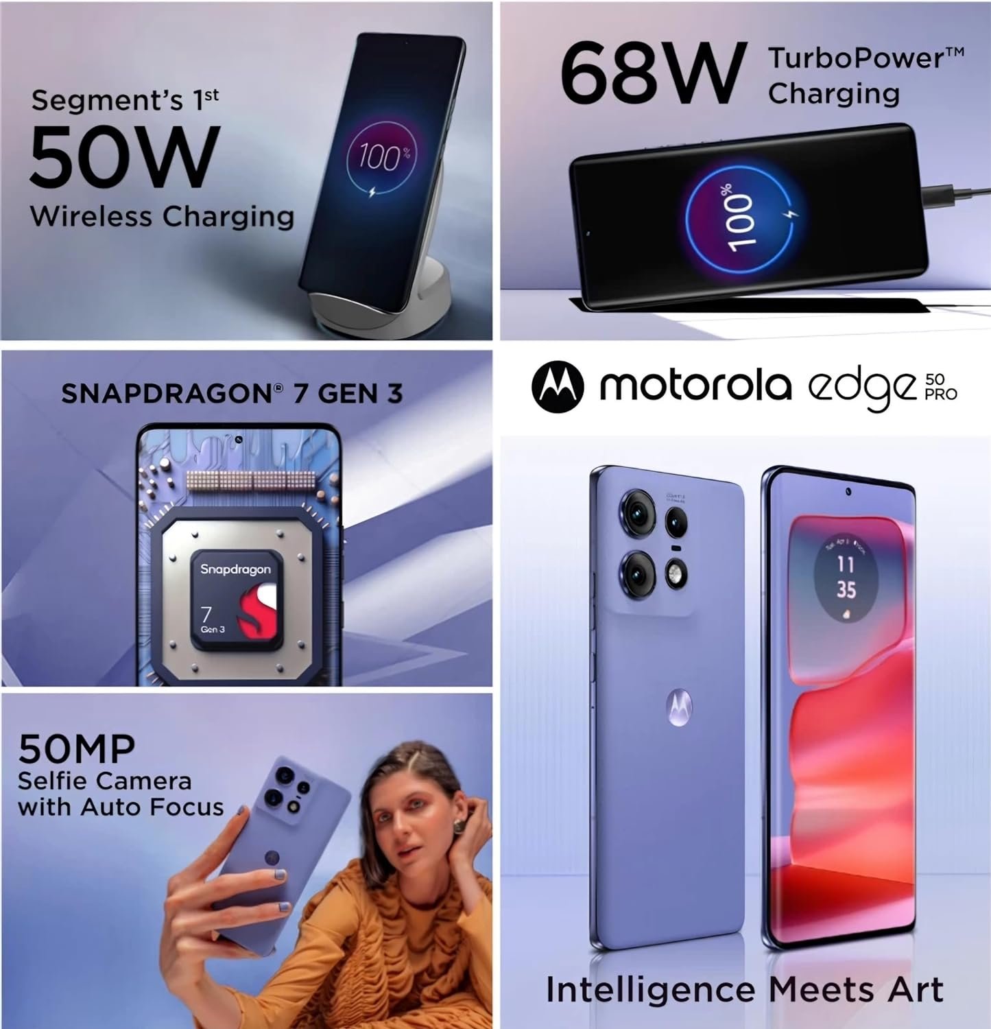 moto edge 50 Pro Lavender (12GB/256GB)